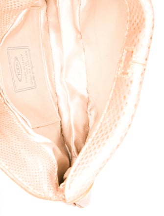 Tod's Embossed Leather Evening Bag