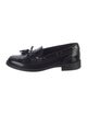 Tod's Leather Tassel Accents Loafers