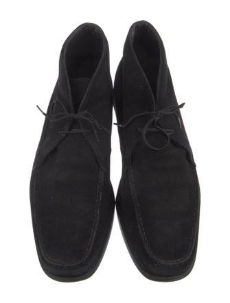 Tod's Suede Lace-Up Boots
