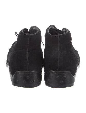 Tod's Suede Lace-Up Boots