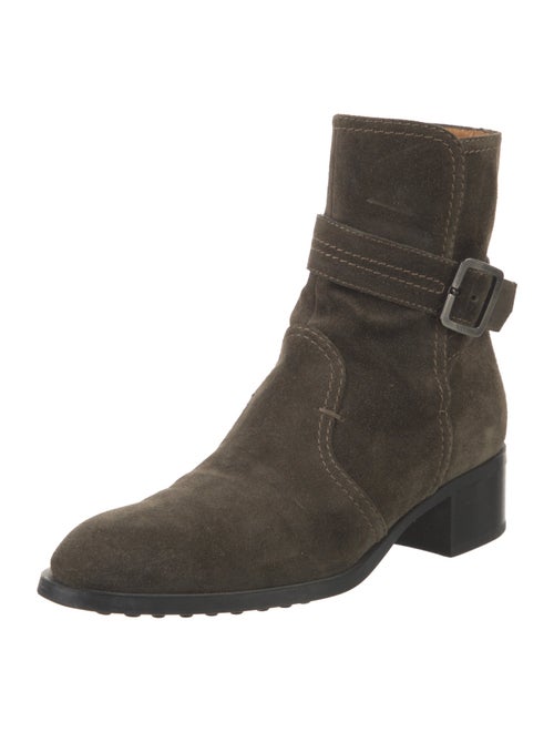 Tod's Suede Moto Boots