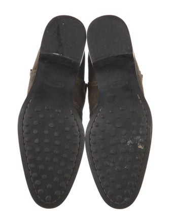 Tod's Suede Moto Boots