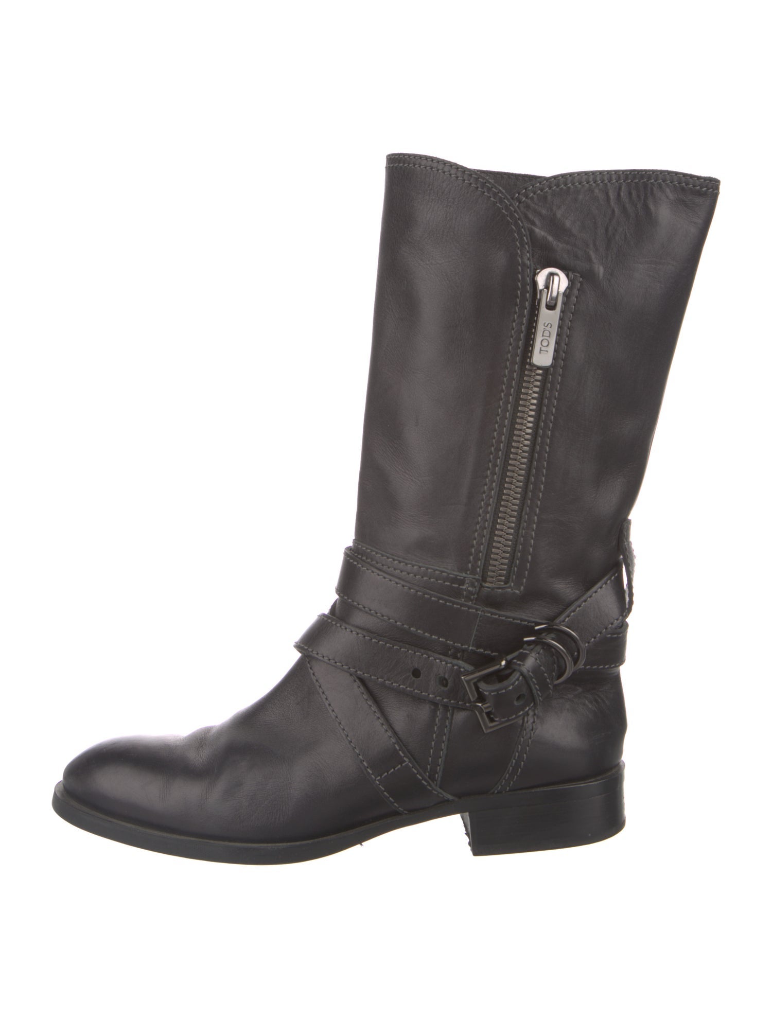 Tod's Leather Moto Boots
