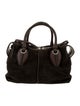 Tod's Suede Top Handle Bag