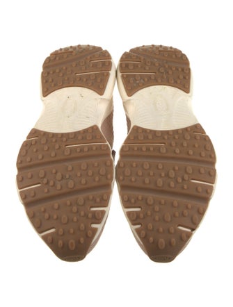 Tod's Leather Trim Embellishment Sock Sneakers