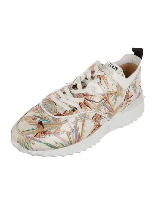 Tod's Leather Printed Sneakers