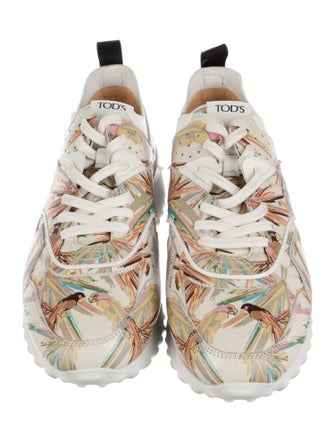 Tod's Leather Printed Sneakers