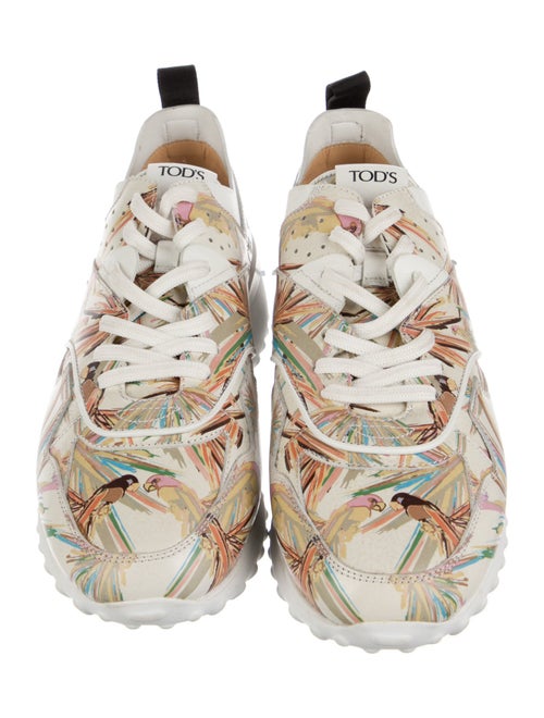 Tod's Leather Printed Sneakers