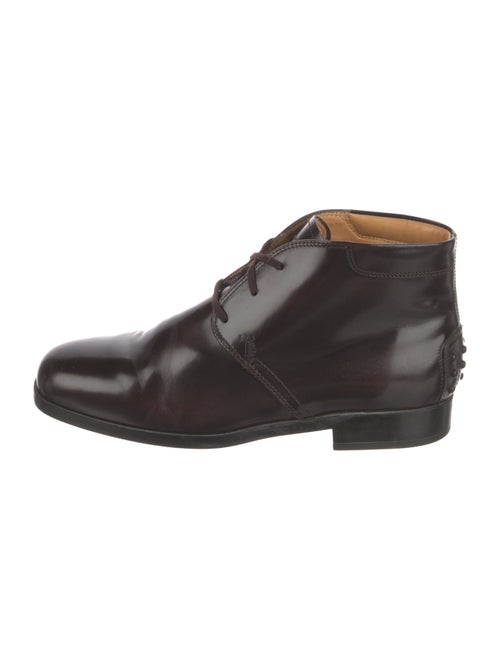 Tod's Leather Lace-Up Boots