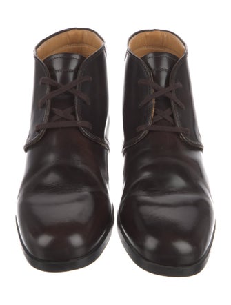 Tod's Leather Lace-Up Boots