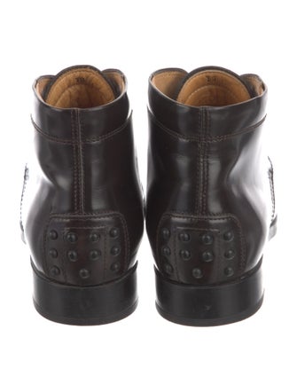 Tod's Leather Lace-Up Boots