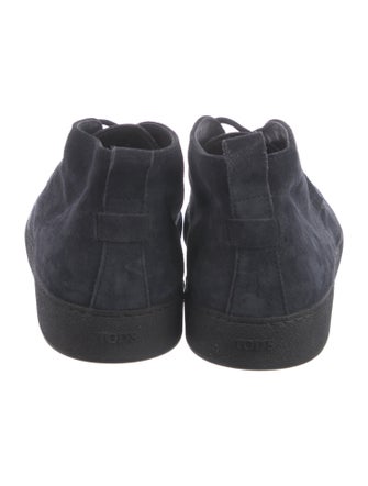 Tod's Suede Lace-Up Boots