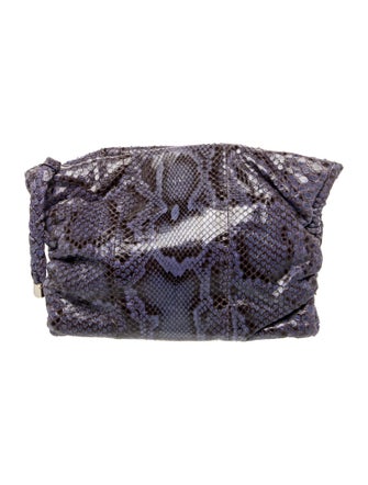 Tod's Snakeskin Clutch