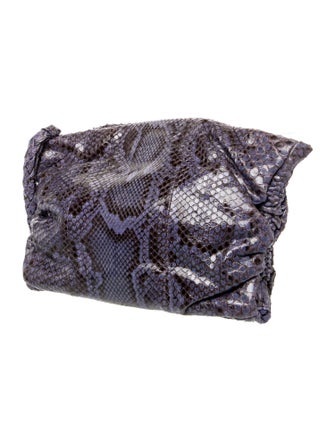 Tod's Snakeskin Clutch