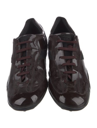 Tod's Patent Leather Athletic Sneakers