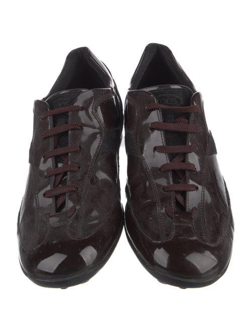 Tod's Patent Leather Athletic Sneakers