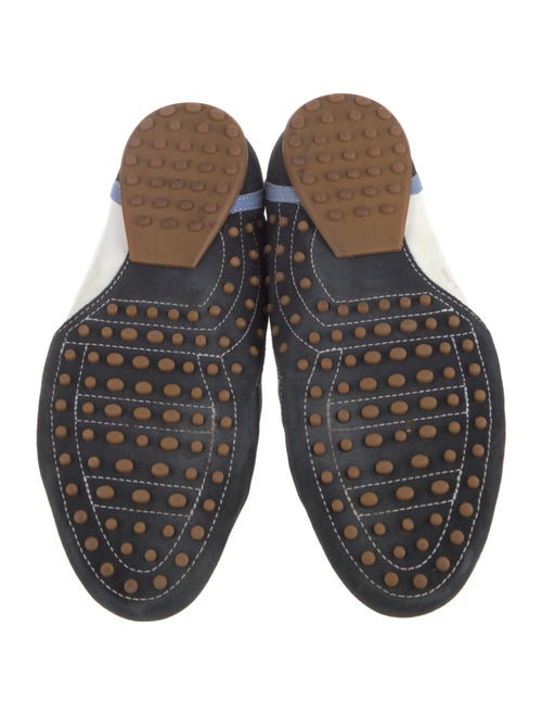 Tod's Suede Colorblock Pattern Sneakers