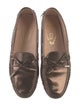 Tod's Leather Whipstitch Trim Loafers