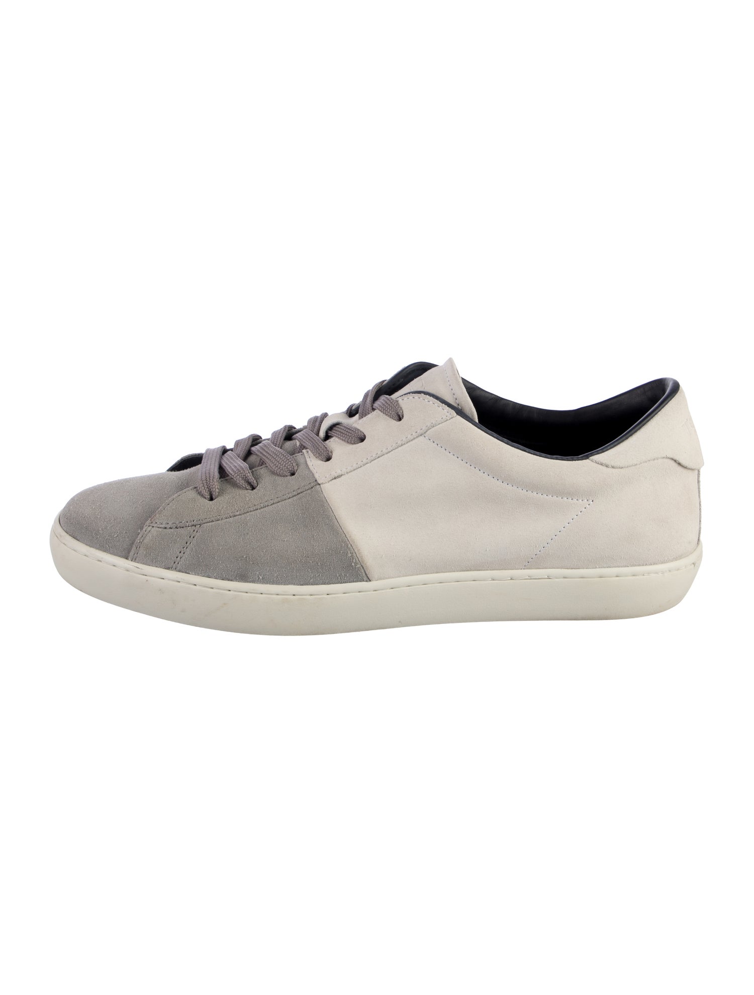 Tod's Suede Colorblock Pattern Sneakers