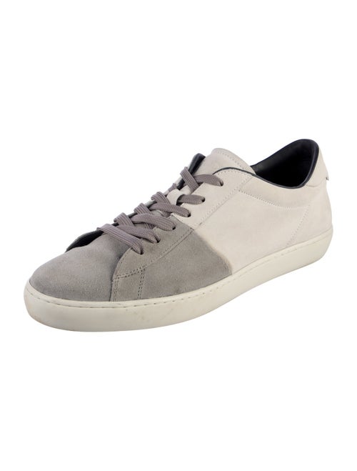 Tod's Suede Colorblock Pattern Sneakers