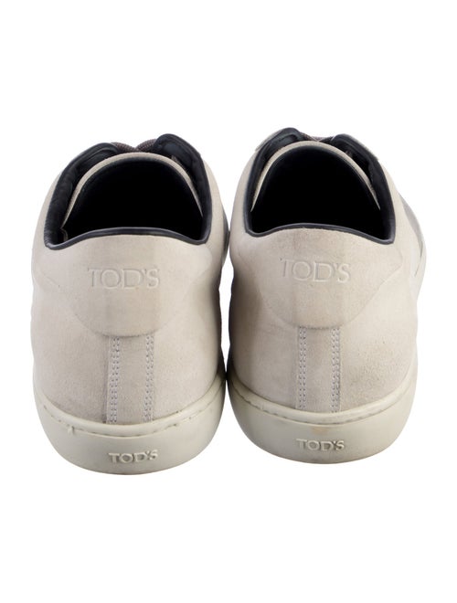 Tod's Suede Colorblock Pattern Sneakers