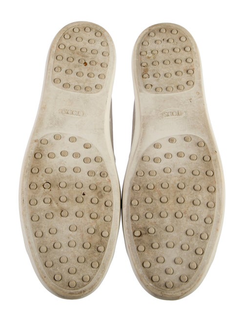 Tod's Suede Colorblock Pattern Sneakers