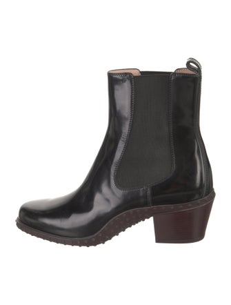 Tod's Patent Leather Chelsea Boots