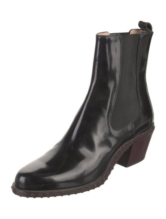 Tod's Patent Leather Chelsea Boots