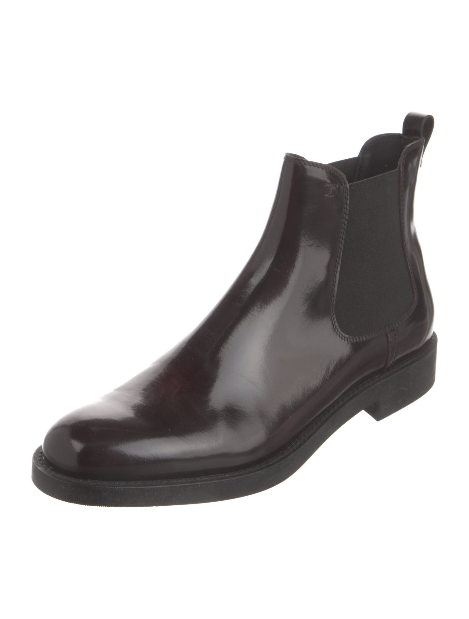 Tod's Patent Leather Chelsea Boots