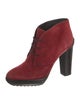 Tod's Suede Lace-Up Boots