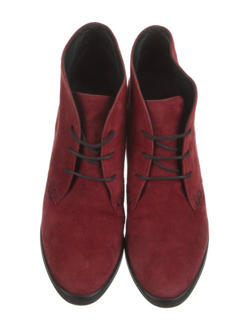 Tod's Suede Lace-Up Boots