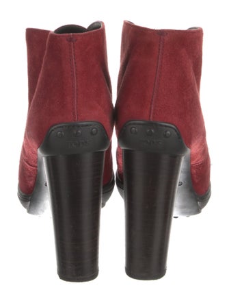 Tod's Suede Lace-Up Boots