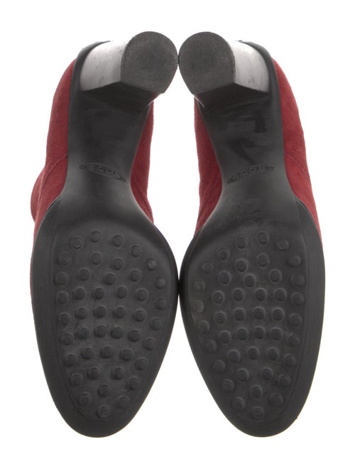 Tod's Suede Lace-Up Boots