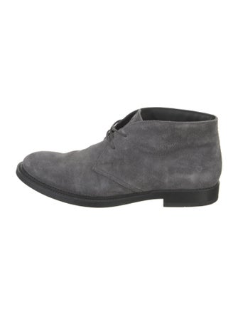 Tod's Suede Lace-Up Boots