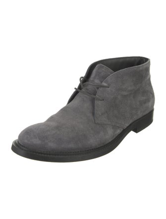 Tod's Suede Lace-Up Boots