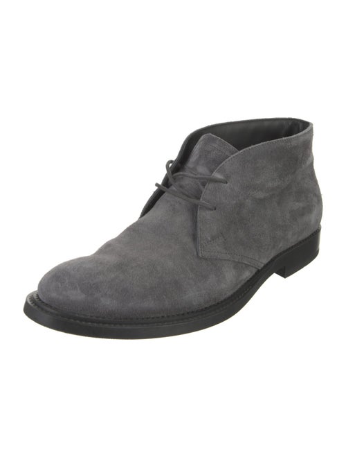 Tod's Suede Lace-Up Boots