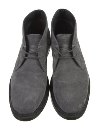 Tod's Suede Lace-Up Boots