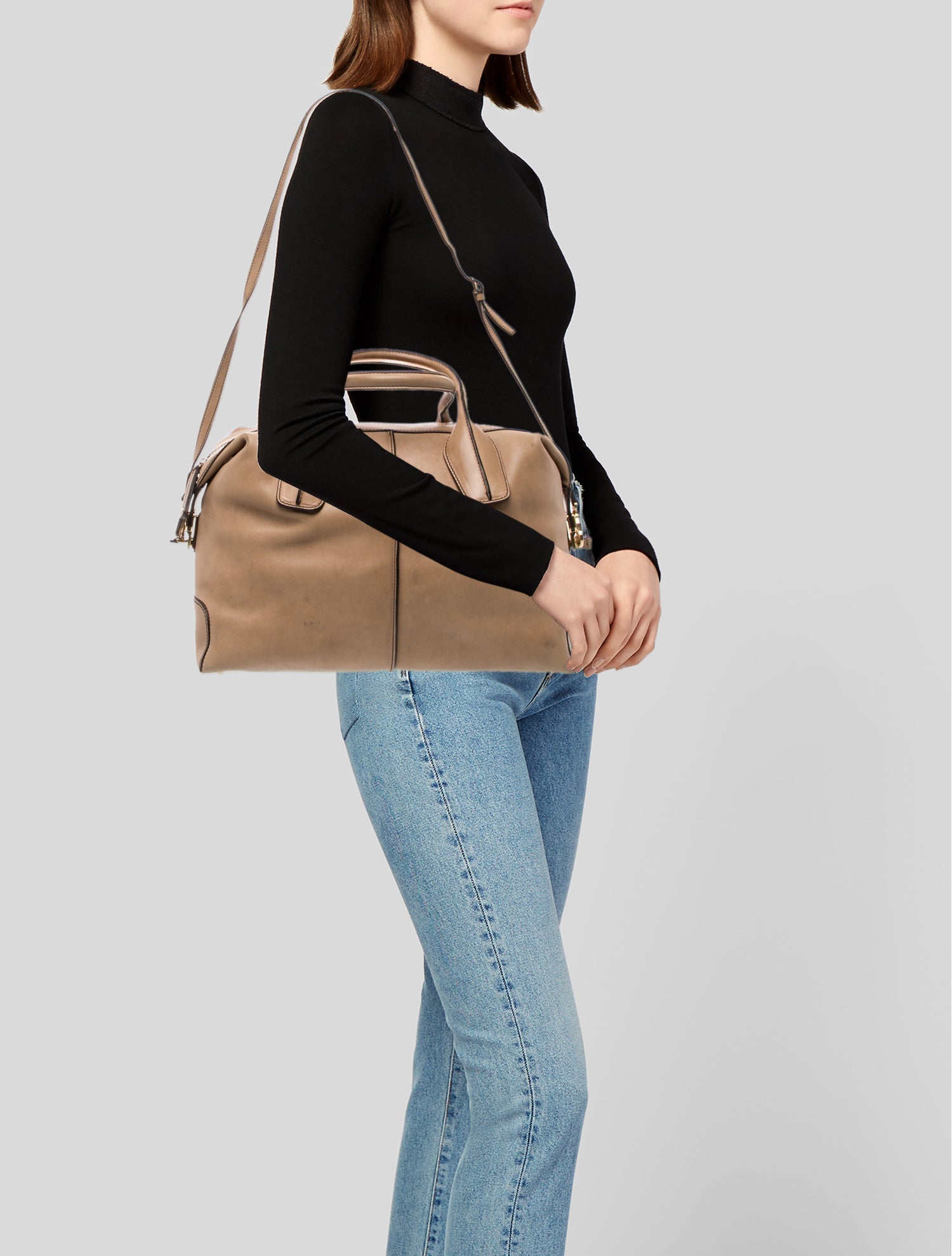 Tod's Leather Top Handle Bag