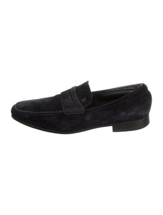 Tod's Suede Dress Loafers