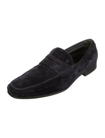 Tod's Suede Dress Loafers