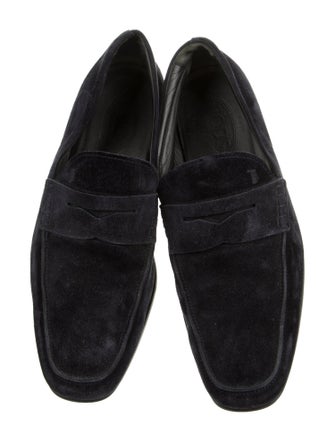 Tod's Suede Dress Loafers