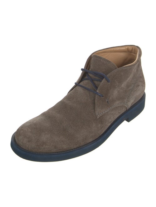 Tod's Suede Lace-Up Boots