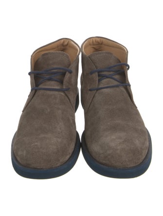 Tod's Suede Lace-Up Boots