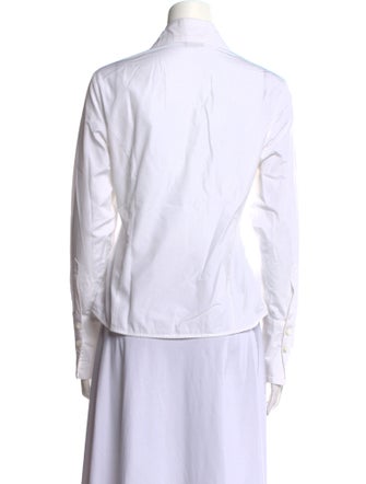 Tod's Long Sleeve Button-Up Top