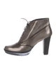 Tod's Patent Leather Lace-Up Boots