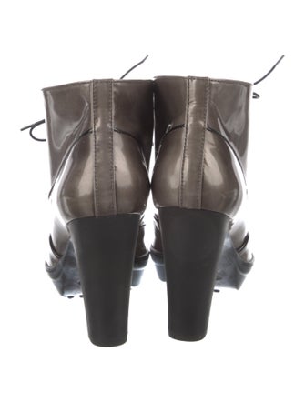 Tod's Patent Leather Lace-Up Boots