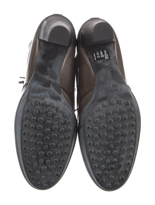 Tod's Patent Leather Lace-Up Boots