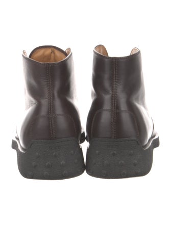 Tod's Leather Lace-Up Boots