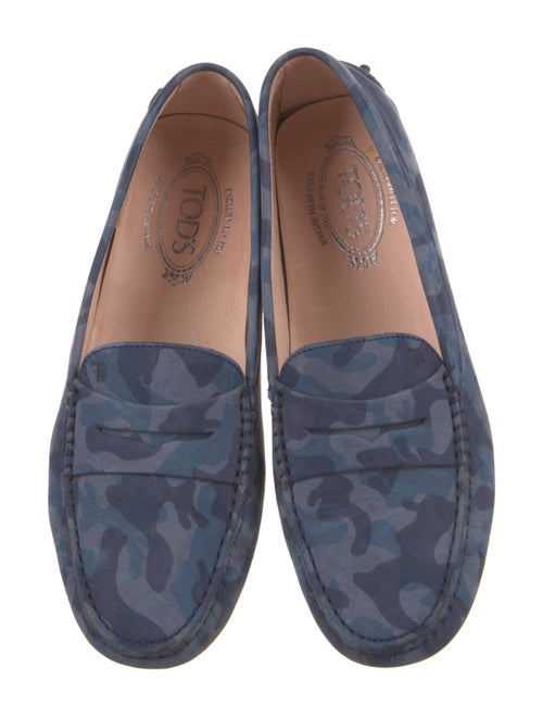 Tod's Suede Printed Loafers