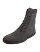 Tod's Suede Lace-Up Boots